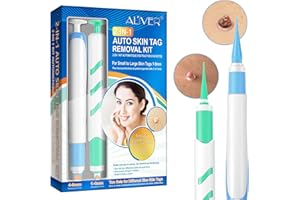 GENERIC Enlèvement Des Acrochordons, Ensemble De Stylos D'Élimination Automatique De 2 Tailles, Efficace, Indolore, Facile Et Sûr Pour Les Verrues Et Les Grains De Beauté De Petite À Grande Taille (1-9 MM)