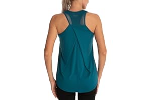 Dawnrole Damen Sport Tank Top Ärmelloses Leichte Fitness Top Yoga Oberteile