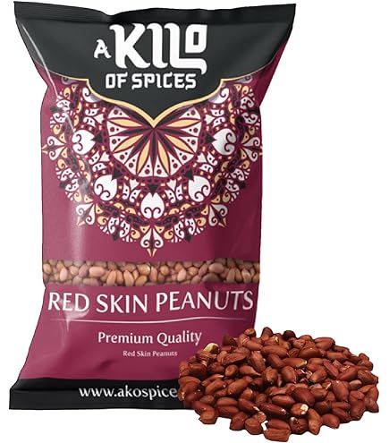 Red Skin Peanuts 2kg - Raw Whole Skinned Peanut Nuts - Natural - View #11