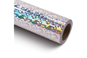 RUSPEPA Papel De Regalo Metálico De Colores Plateados Con Lunares - 81,5 Pies Cuadrados - Papel De Color Sólido Perfecto Para Fiestas, Bodas, Cumpleaños, Navidad, Baby Show - 76 cm X 10 m