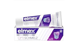 elmex Pasta do zębów Professional Opti-emalia uszczelniająca i wzmacniająca 75 ml – medyczne czyszczenie zębów fluorkiem aminowym uszczelnia szkliwo zębów – chroni przed rozpadem szkliwa zębów