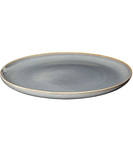 Excelsa Etnik Servizio Piatti 18 Pezzi, Ceramica, Bianco e Nero