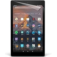 NuPro-Displayschutzfolien (2er-Pack) für Fire HD 10 (10-Zoll-Tablet, 7. und 9. Generation - 2017 und 2019), transparent