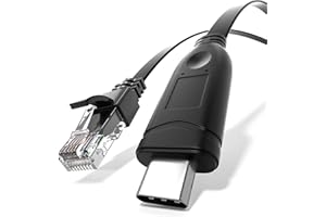 DriverGenius USB-C to RJ-45 (RS-232) Console Adapter - RJ45 to Console Converter Control Cable