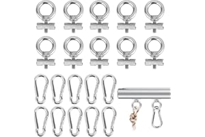 ‎KKLUNO Kkluno Kederleiste Haken, 10 Stück RV Markisenhaken 6 mm Kederstopper Camping Kederschiene Haken Zubehör Kederschiene Zubehör für Kederschiene Caravan Wohnmobil Wohnmobil Campervan Boot