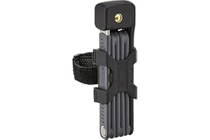 ABUS Antivol pliable Bordo Lite 6055K SH avec support - Antivol vélo extra-léger en acier spécial - Niveau de sécurité 7