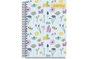 Teacher Planner 2024-2025 by Pirongs A4 5 Lesson - Spring Flower