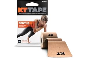 KT TAPE Kinesiologie Tape, sanfte selbstklebend, Baumwolle, elastisches Sport Athletic Tape, beige