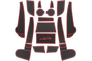 CDEFG Tappetino Antiscivolo per Hyundaii Kona 2018+ Antipolvere Antigraffio Tappetini in Gomma per Interni Auto Accessori