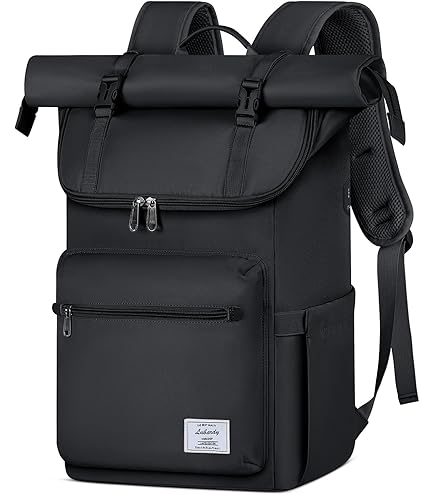 Reiseresa Rolltop Rucksack Wasserdicht - 17 Zoll Laptop Rucksack Mit Kletterschnalle