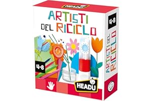 HEADU - Artisti del Riciclo NEW - Nuova Vita agli Oggetti | Giochi Educativi 4 5 6 7 8 Anni, Art&Craft Bambini, Lavoretti con Materiali di Recupero, Educazione Ambientale, Idea Regalo, Made in Italy