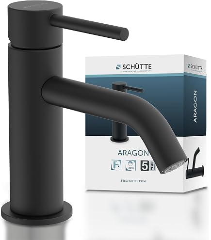 Robinet Eau Froide HOMELODY – Petit Robinet De Salle De Bain, Laiton Chromé, 1 Poignée