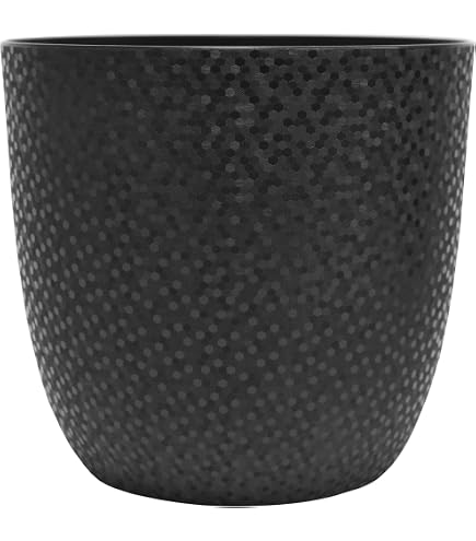 Portavaso Brussels Diamond ELHO in polipropilene colore grigio H 16.2 cm, 18.1 cm | Leroy Merlin