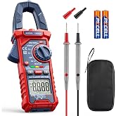 AstroAI Clamp Amperimetric, Professional Digital Multimeter TRMS NCV | Multi-purpose Polymeter for AC Current, AC/DC Voltage,