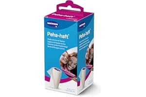 Molicare Peha-haft, Venda Elástica Autoadhesiva y Cohesiva, para la Sujeción de Compresas y Gasas Estériles, Estabilizan Músculos y Articulaciones, Permeable y Transpirable, Color Blanca (10cm x 4m)