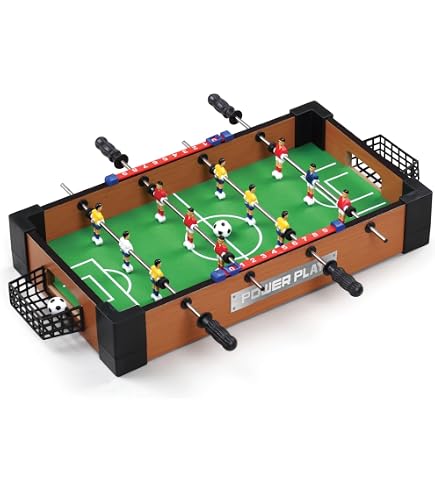 Powerplay – Table De Hockey Pneumatique Pliable 0,9 M – Compacte – Dès 5 Ans – Jeu De Société Sportif