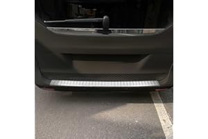OMAC Protection Seuil de Pare-Chocs Arriére Compatible avec Mercedes Vito W447 2014-2024 Brossé