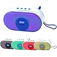 King Shine Bluetooth Speaker with RGB Light 2.1CH Subwoofer Portable Bluetooth Speaker with Hi-Fi Sound Bass Rich Audio Stereo Support microSD Card/USB Port/FM Wireless Speaker for Home (Multicolour)