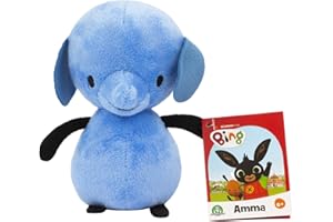 Giochi Preziosi Bing Pluszowa zabawka 16CM, osobowość Amma, miękka i wyściełana pluszowa zabawka do noszenia ze sobą, haftowane detale, nadaje się również dla najmłodszych dzieci od 0 miesięcy,