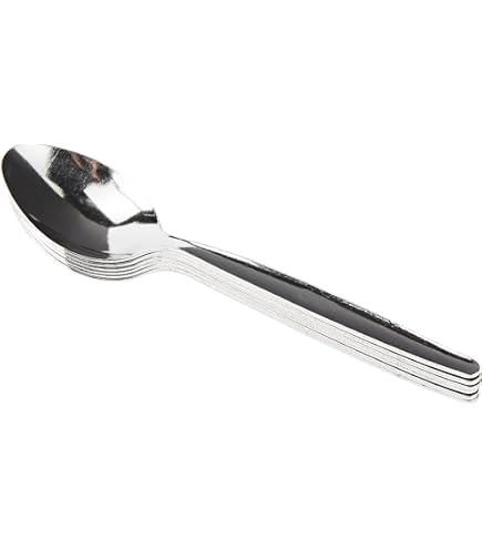 Set 12 Cucchiaini Da Caff&egrave; In Acciaio Inox 18/0 - Economici, Lucido A Specchio, Per Uso Quotidiano