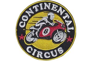 FROM HAWAII WITH LOVE - 557A - Diametre 7,8 cm - Ecusson Patch Brodé Thermocollant - Moto Café Racer Vintage Rétro
