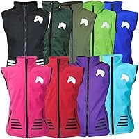 Kinder Reitweste Mia Pink – Warm Gefütterte, Wasserabweisende Winter-Westen Für Kleine Reiterinnen