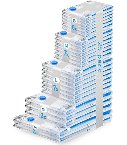 Flintronic Vacuümzakken voor kleding met elektrische luchtpomp, 4 stuks vacuümzakken om op te hangen, vacuümcompressiezakken (2 groot/2 klein) voor dekbedden, kussens, reizen, opbergzakken Flintronic Vacuümzakken voor kleding met elektrische luchtpomp, 4 stuks vacuümzakken om op te hangen, vacuümcompressiezakken (2 groot/2 klein) voor dekbedden, kussens, reizen, opbergzakken