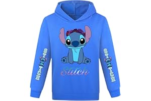 JIAMENG-ZI Pullover Kinder Junge Mädchen Cartoon Grafik Hoodie Langarm Lustig Hoody Sweatshirt Unisex Kapuzenpullover für 2-14 Jahre