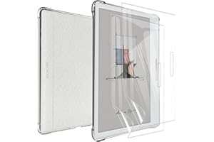MEMELOKA Custodia per BOOX Go 7/Go Color 7/Go Color 7 Gen 2 (7 Pollici) + Pellicola, Cover Protezione in TPU Morbido Ultra-Sottile con Airbag in Silicone Rinforzato
