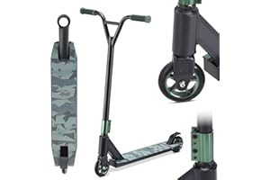 Sportana Monopattino Stunt Scooter Freestyle ABEC 9 Ruote in PU Manubrio a 360° Bambini Adulti