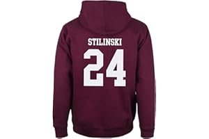 AMOVO Beacon Hills Stilinski Lahey Lacrosse Mccall Sudadera de lacrosse con capucha Stilinski 24 X-Small