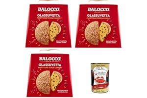 ‎ITALIAN GOURMET E.R. BALOCCO Panettone Glassuvetta senza canditi GlassRosinen ohne kandierte Früchte 3x 750gr+ Italian Gourmet polpa 400g