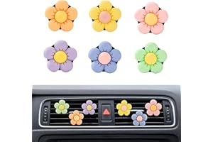 VICZON Deodorante per auto, 6 pezzi, diffusore di olio essenziale per auto, aromaterapia, deodorante diffusore di oli