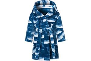 Taigood Kinder Bademantel Jungen Mädchen Hoodie Roben Kleinkind weichen Pyjamas Nachtwäsche