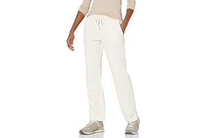 Amazon Essentials Pantalones Deportivos de Pierna Recta con Cordón para Mujer, Forro Polar (Disponibles en Tallas Grandes)