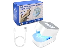 Yesimola Laser per Funghi Unghie, Dispositivo Laser dei Funghi Unghie Indolore con numeri LED, Funghi Delle Unghie dei Piedi Pulizia e Riparazione Delle Unghie