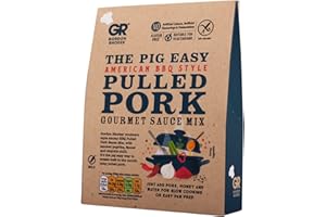 GR GORDON RHODES Gordon Rhodes' Pig Easy American Style BBQ Pulled Pork Gourmet Recipe Sauce Mix.. Easy to Prepare - Gluten-Free & Suitable for Vegetarians (1 x75gm)