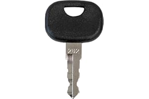 df quality Schlüssel 202 Universalschlüssel Baumaschinenschlüssel für Volvo Bagger Radlader Starterschlüssel Zündstarterschlüssel (1)