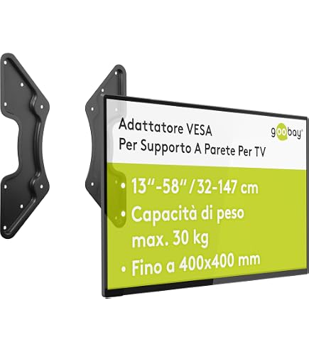 Goobay 60134 Adattatore VESA per Supporto TV a Parete, - NUOVO