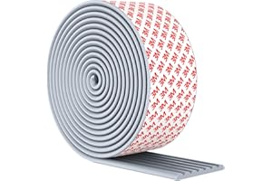 YICHYAYA Kantenschutz, 5M Weichem extra Breit Schaumstoff Kantenschutz für Möbel Kantenschutz Baby Sicherheit Kindersicherheit Kinderschutz Stoßschutz für scharfe Kanten Tisch Möbel, grau