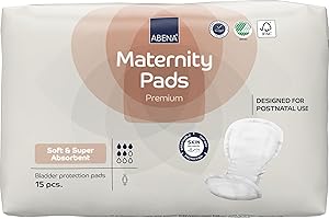 ABENA Lot de 15 serviettes de maternité 500.0 g 1.0 unité