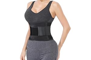 SYXUPAP Ceinture de Sudation pour Femme et Homme - Ceinture Amincissante avec Double Ceinture Ventrale Réglable