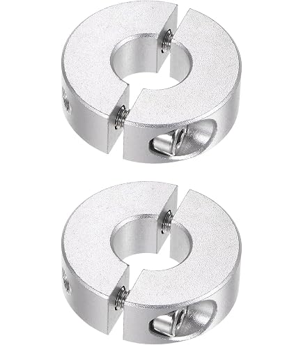 Zeberoxyz 10 Pezzi Collari Di Bloccaggio Per Albero 10 Mm In Acciaio Inox, Per Vite T10 E Stampanti 3D, Con Viti E Brugola M5