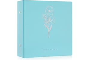 Lanpn Photo Album 6x4 Slip in, Linen 600 Pockets Photo Book Holds Landscape and Portrait 10x15cm Picture Teal