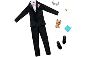 Barbie ve Ken Fashion 2 Packs Damat Aksesuarları HWV77