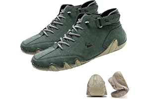 Qosigote Alpaca Barfuss Schuhe, Alpaca - Ergonomischer, Wasserdichter & Schmerzlindernder Leder-Barfußschuh, Ldeck Herren Schuhe, Bergxperten Schuhe Damen