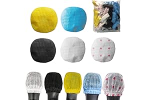 SUFANG 200 fundas de micrófono desechables no tejidas para parabrisas de micrófono para sala de grabación KTV (5 colores)