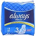 Always - Always Classic Night (Size 3) Sanitary Napkins with Wings - 8 Count (Pack of 1)