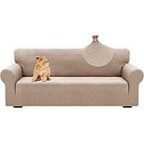 Copridivano 2 Posti YSTELLAA Antigraffio - Tessuto Elasticizzato Verde Chiaro - Foto 5