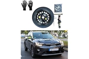 D'ANGELO 1988 Kit Ruotino di Scorta 17" compatibile con Kia Stonic con Cric, Chiave, Guanti e Sacca